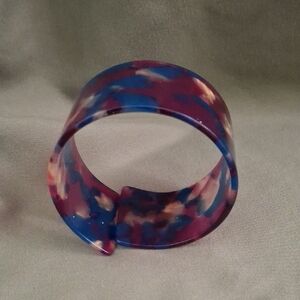 Multicolor Acrylic Cuff Bracelet